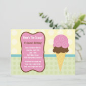 誕生日のパーティの招待状 招待状 (スタンド正面)