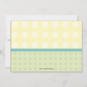 誕生日のパーティの招待状 招待状 (裏面)