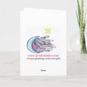 誕生日のブギウギの靴 カード (裏面)