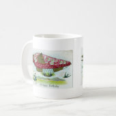 誕生日のブリンプとブルーバード コーヒーマグカップ (正面左)