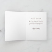 誕生日のベストはBFF 2のオオシカの子牛の友人カードを発芽させます カード (内部)