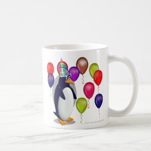 誕生日のペンギン コーヒーマグカップ