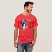 誕生日のペンギン Tシャツ (正面フル)