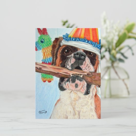 誕生日のボクサー カード (スタンド正面)