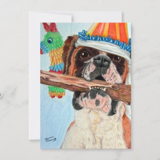 誕生日のボクサー カード (正面)