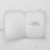 誕生日のボトル カード (内部)