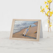 誕生日のボトル カード (黄色い花)