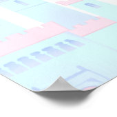 誕生日のポスターと愛らしいユニコーン。 ポスター (角)