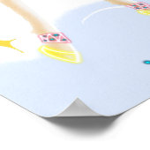 誕生日のポスターと愛らしいユニコーン。 ポスター (角)