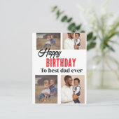 誕生日のポストカード ポストカード (スタンド正面)