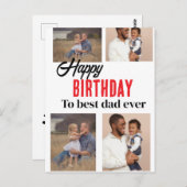 誕生日のポストカード ポストカード (正面/裏面)