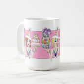 誕生日のマグ コーヒーマグカップ (正面左)