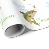 誕生日のマス及びはえのパーソナライズな包装紙 ラッピングペーパー (ロールコーナー)