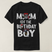 誕生日のママ男の子のシャツ海賊母ママMo Tシャツ (デザイン正面)