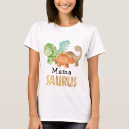 誕生日のママ男の子ママSaurus Tシャツ