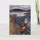 誕生日のマラソン用カード – 壁を叩く カード (正面)