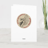 誕生日のユニコーン カード (裏面)