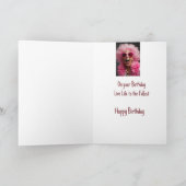 誕生日のライブライフを最大限におもしろい カード (内部)