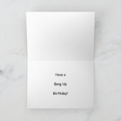 誕生日のラッコ カード (内部)