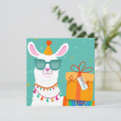 誕生日のラマ シーズンカード (スタンド正面)