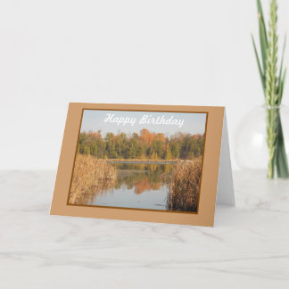 誕生日のリフレクション カード