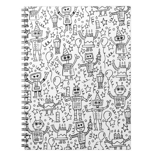 誕生日のロボット ノートブック (正面)