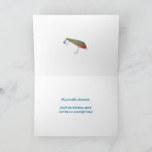 誕生日のヴィンテージFishmaster Sylvester Flaptail カード (内部)