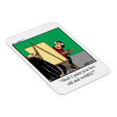 誕生日の丘の上のユーモアのマグネットギフト マグネット (右側)