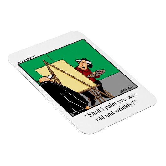 誕生日の丘の上のユーモアのマグネットギフト マグネット (右側)