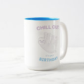 誕生日の二音コーヒーマグよ ツートーンマグカップ (正面右)