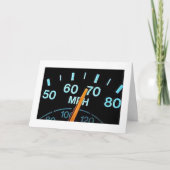 誕生日の低速化楽しむ（高速ドライバ用） カード (正面)