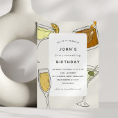 誕生日の何か |大人誕生日カクテルパーティー 招待状