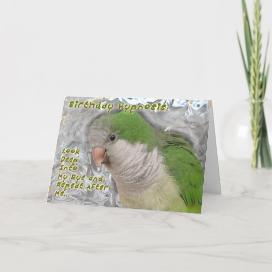 誕生日の催眠 カード (正面)