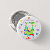 誕生日の先生 缶バッジ (正面&裏面)