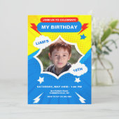 誕生日の写真 招待状 (スタンド正面)