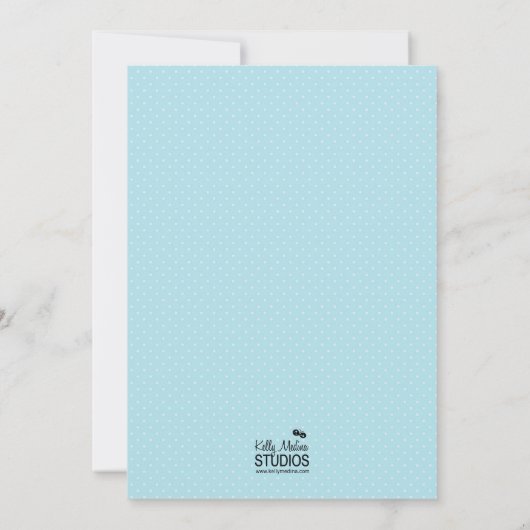 誕生日の列車の招待状 招待状 (裏面)