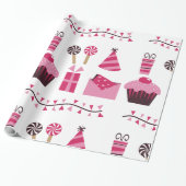 誕生日の包装紙 ラッピングペーパー (アンロールド)
