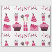 誕生日の包装紙 ラッピングペーパー (フラット)