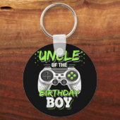 誕生日の叔父の男の子のマッチングのビデオゲーム キーホルダー (正面)