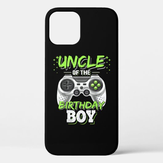 誕生日の叔父の男の子のマッチングのビデオゲーム Case-Mate iPhoneケース (裏面)