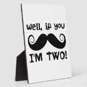 誕生日の口ひげ2 フォトプラーク (側面)