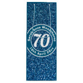 誕生日の名称、年齢、日付ワインによる記念会 ワインギフトバッグ (正面)