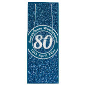 誕生日の名称、年齢、日付ワインによる記念会 ワインギフトバッグ (正面)