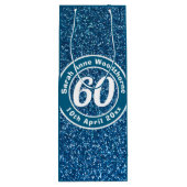 誕生日の名称、年齢、日付ワインによる記念会 ワインギフトバッグ (裏面)