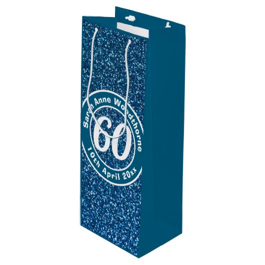 誕生日の名称、年齢、日付ワインによる記念会 ワインギフトバッグ (正面アングル)