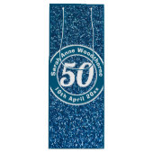 誕生日の名称、年齢、日付ワインによる記念会 ワインギフトバッグ (正面)