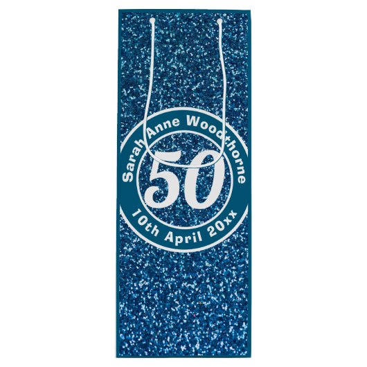 誕生日の名称、年齢、日付ワインによる記念会 ワインギフトバッグ (正面)