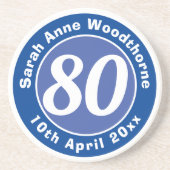 誕生日の名称、年齢、日付 コースター (正面)