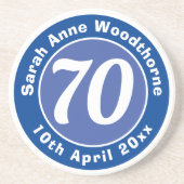 誕生日の名称、年齢、日付 コースター (正面)