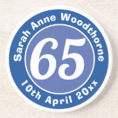 誕生日の名称、年齢、日付 コースター (正面)